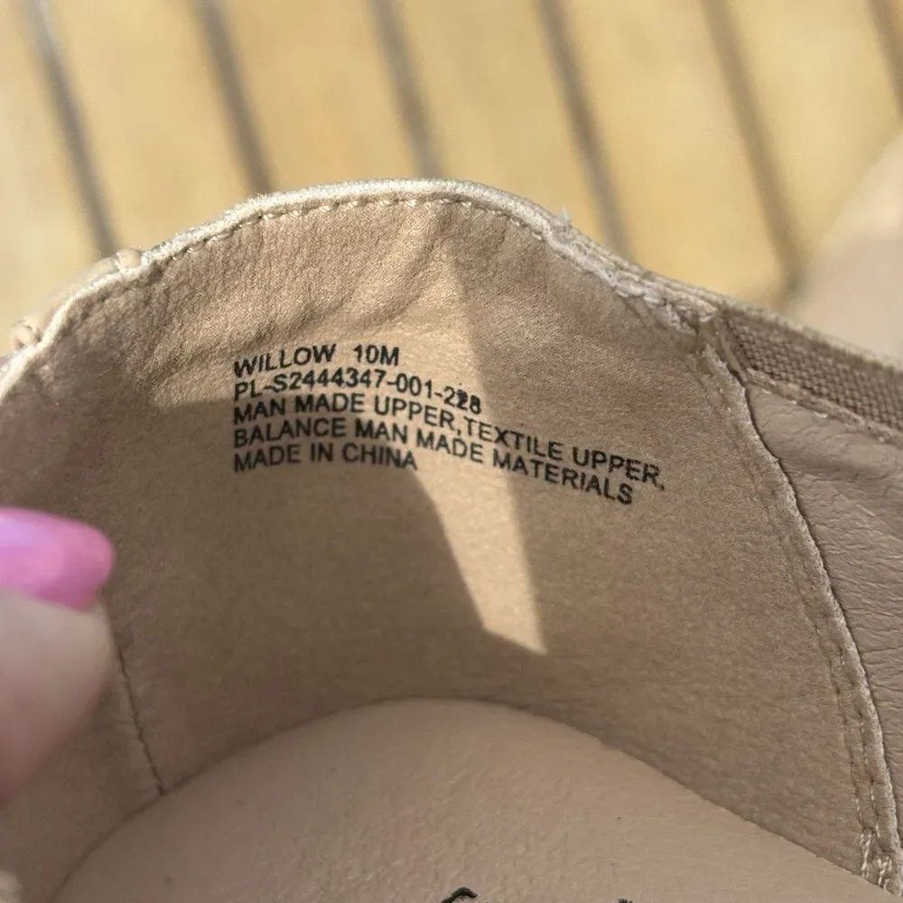 Frye and Co Willow‎ Ballet Flats Women's 10 M Tan Espadrilles Slip On